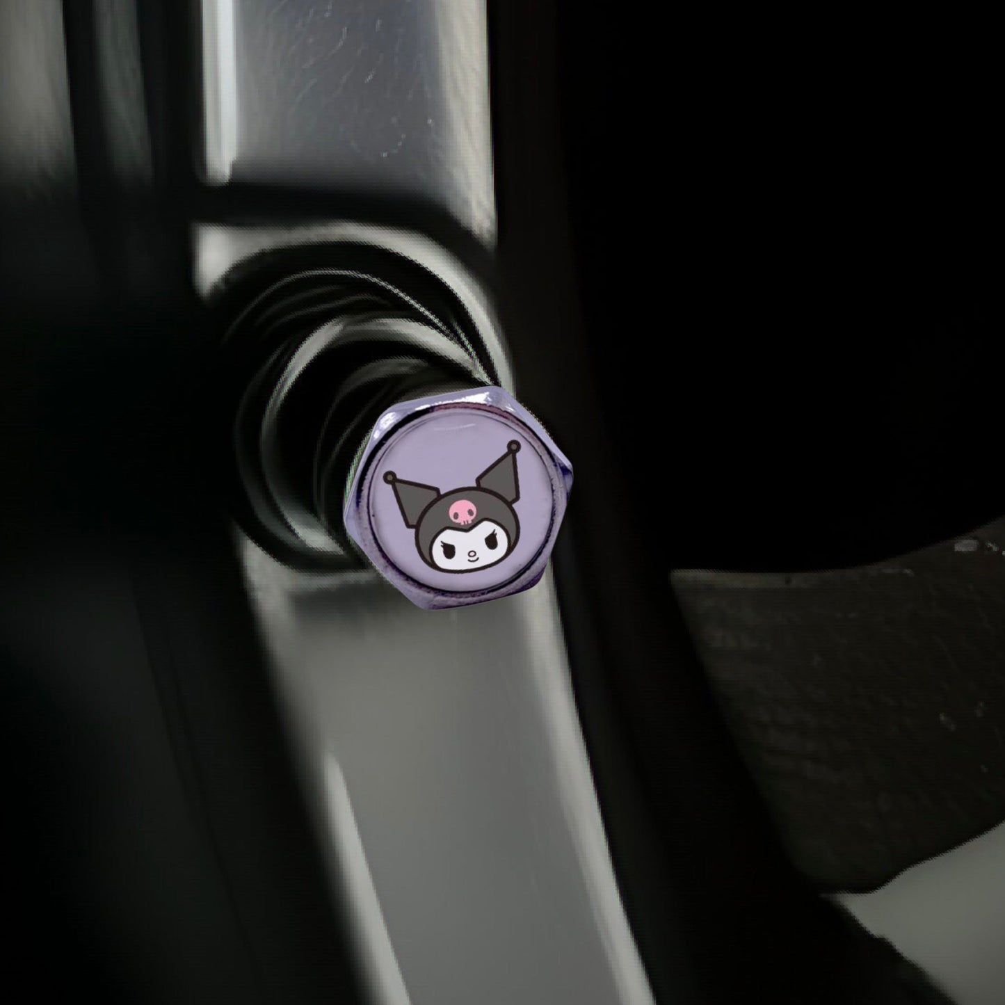 Kuromi Valve Caps