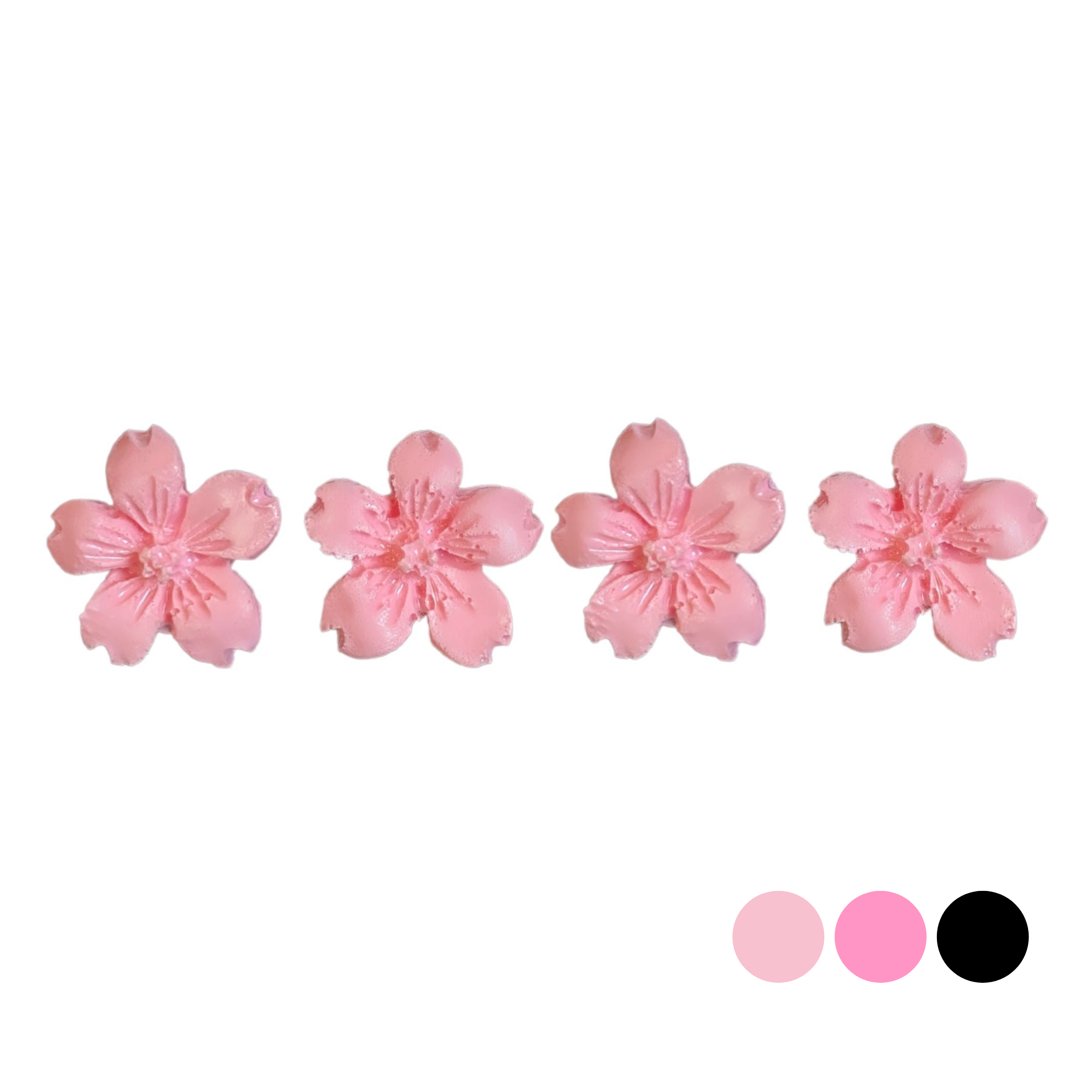 Pastel Sakura Cherry Blossom Flower Valve Stem Caps, Kawaii JDM