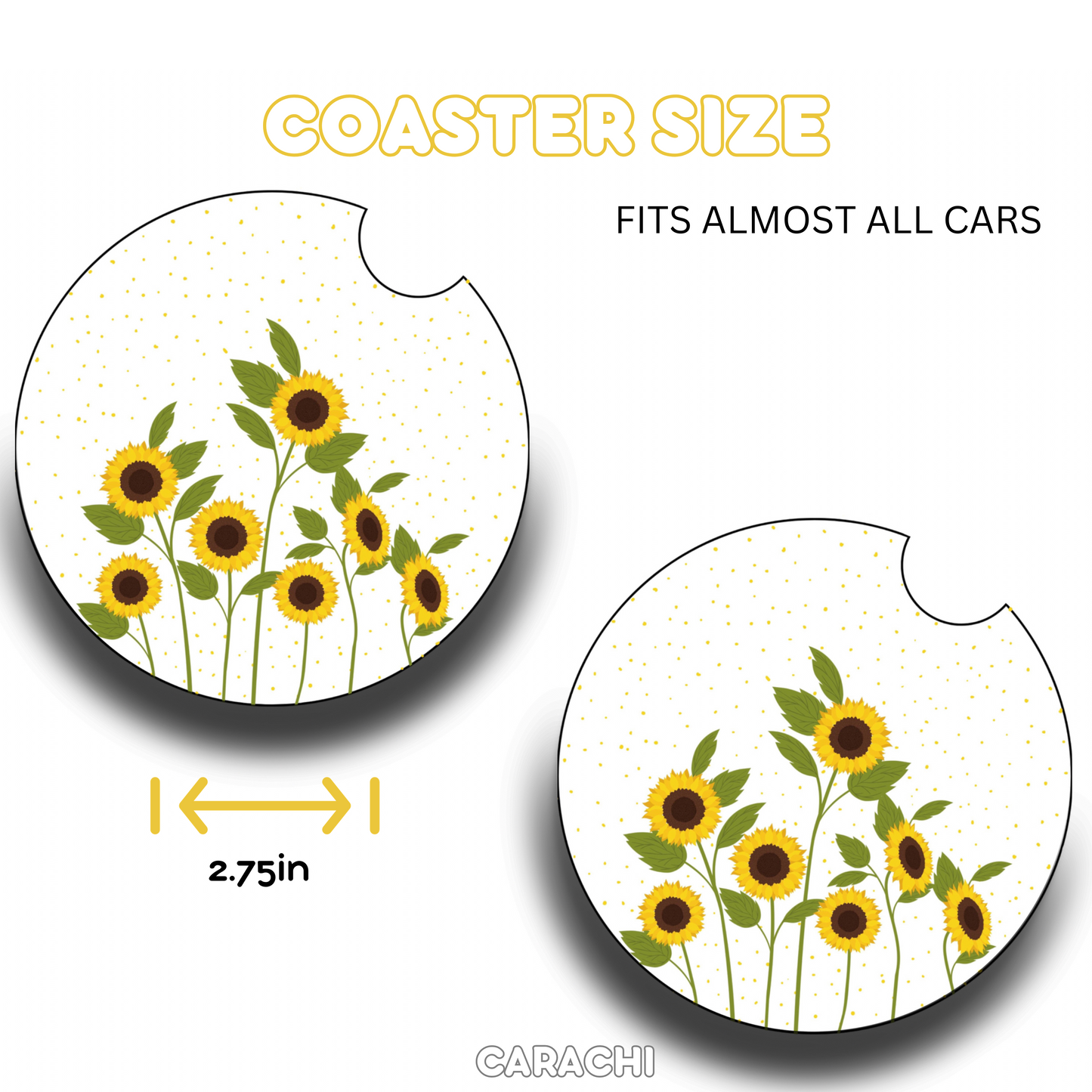 Sunflower Coasters