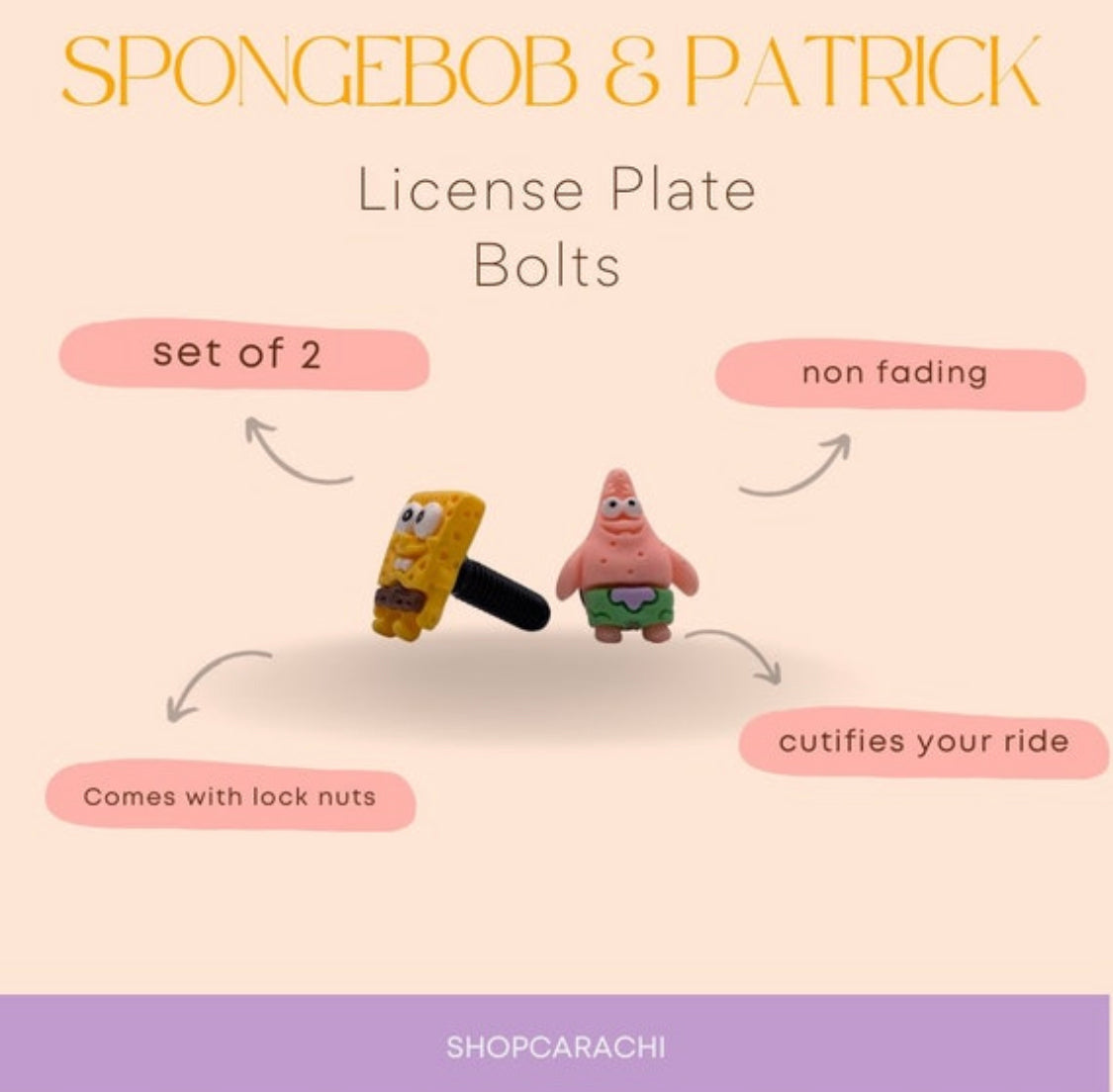 Limited Edition License Plate Bolts