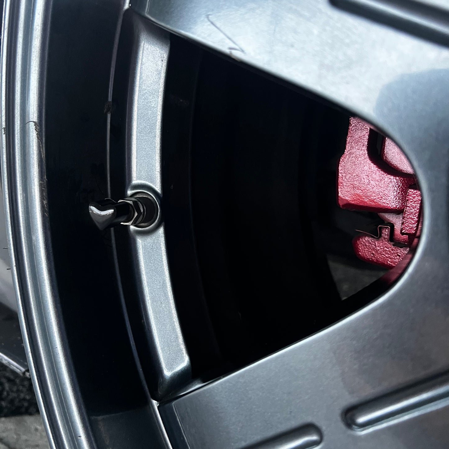 Heart Valve Caps - Black