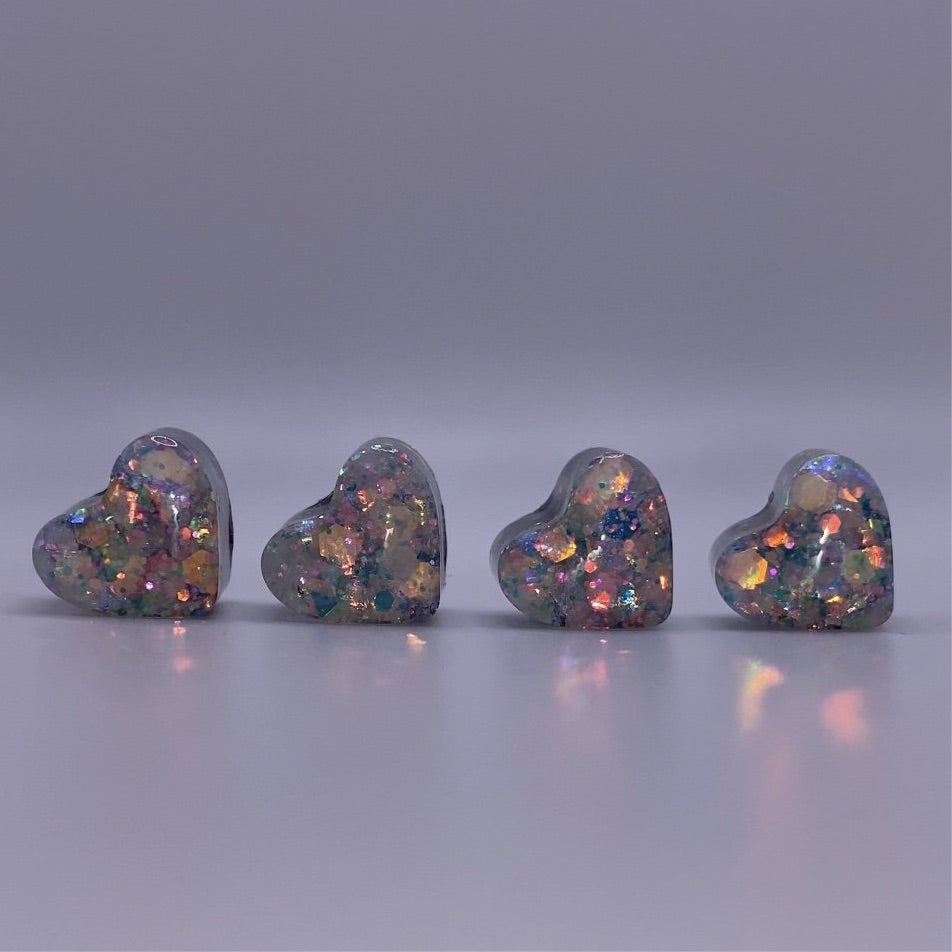 Heart Valve Caps - Opal