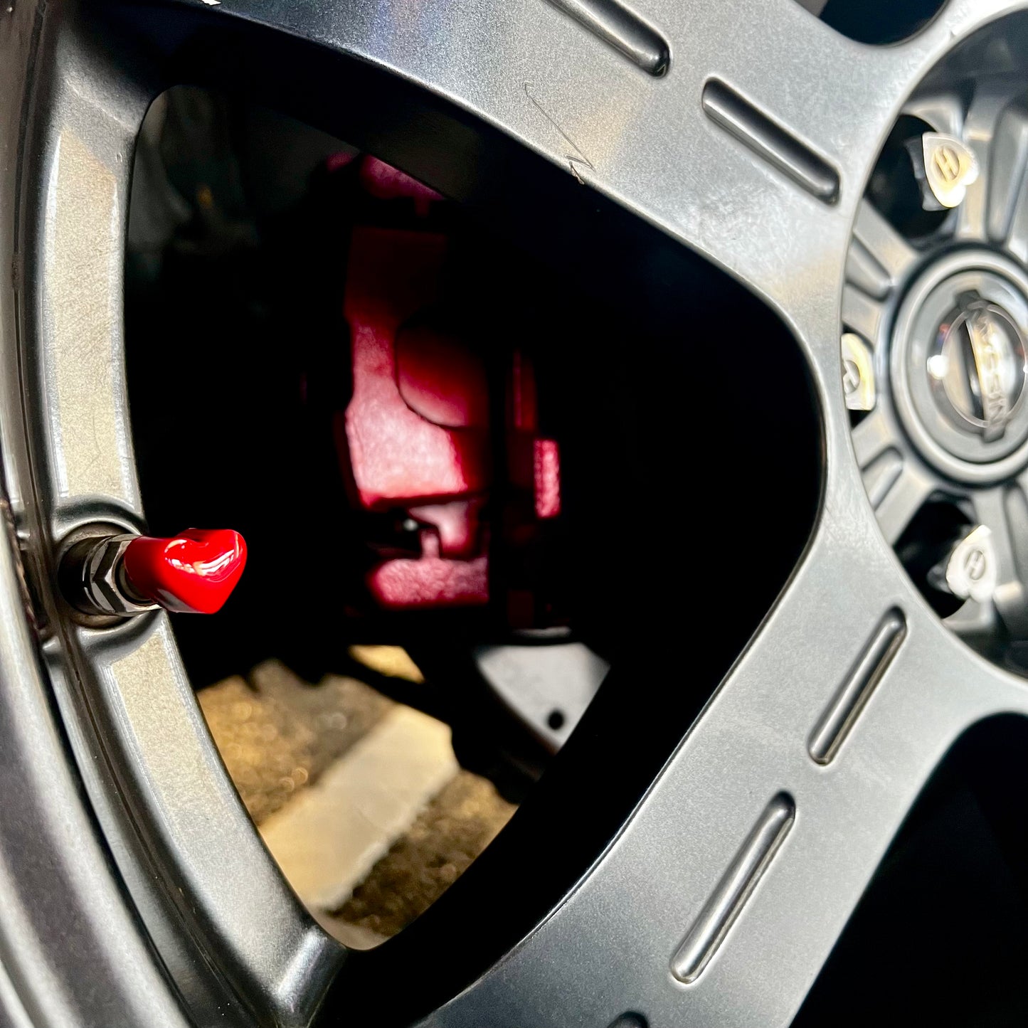 Heart Valve Caps - Red