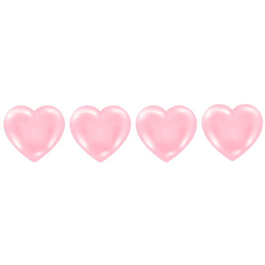 Heart Valve Caps - Pink