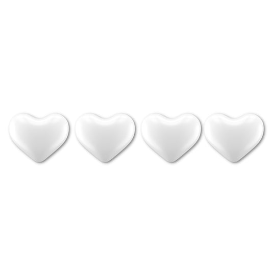 Heart Valve Caps - White