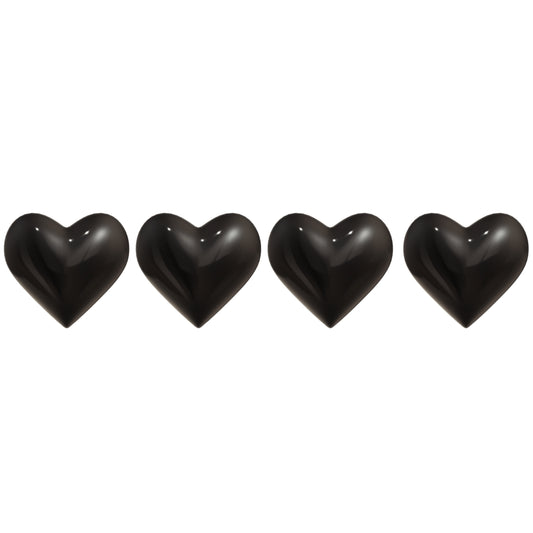 Heart Valve Caps - Black